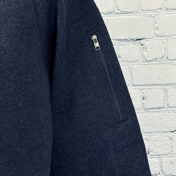 Patagonia Better Sweater 1/4 Quarter Zip Fleece 25618 Blue Womens XL X-Large - Picture 3 of 8